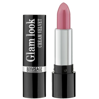 LUX visage Glam look Помада для губ кремовая cream velvet 317 виноградный сок