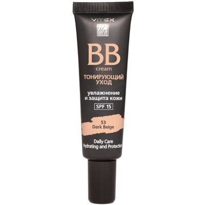 Витэкс BB-крем Тонирующий уход SPF 15 тон 53 Dark beige 30 мл