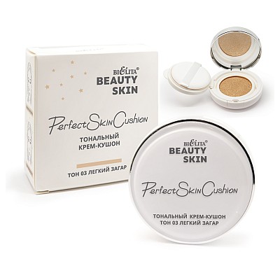 Белита Beauty Skin Тональный крем-кушон тон 03 легкий